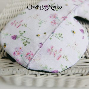Busy Bee Weighted Eyepatch – Washable Cover, Adjustable Sleep Mask, Aromatherapy with Lavender & Flaxseed
