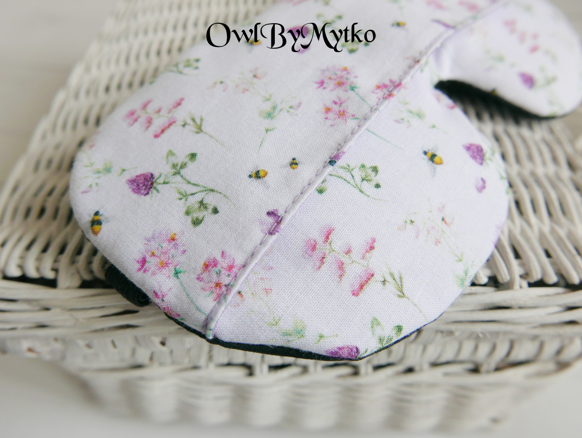 Busy Bee Weighted Eyepatch – Washable Cover, Adjustable Sleep Mask, Aromatherapy with Lavender & Flaxseed - Image 2