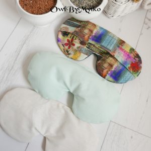 Memories Weighted Eyepatch – Washable Cover, Adjustable Sleep Mask, Aromatherapy with Lavender & Flaxseed