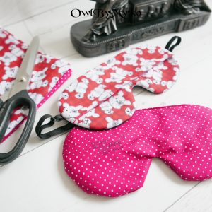 Puppy Weighted Eyepatch – Washable Cover, Adjustable Sleep Mask, Aromatherapy with Lavender & Flaxseed