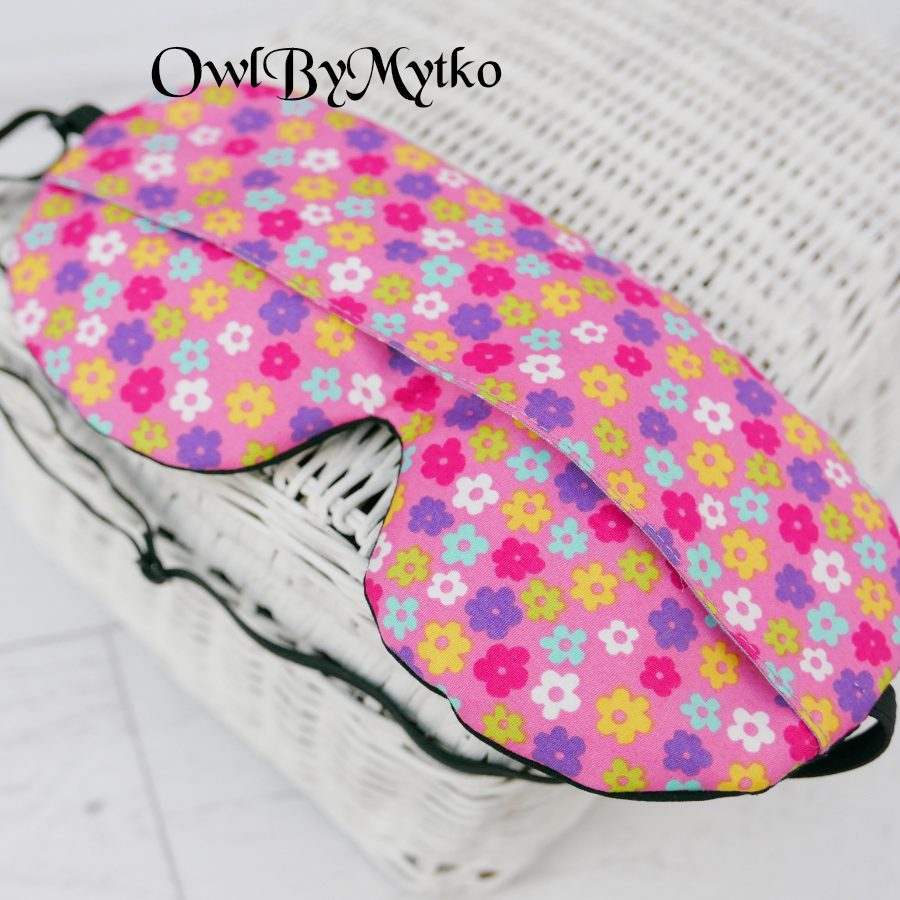Candy Weighted Eyepatch – Washable Cover, Adjustable Sleep Mask, Aromatherapy with Lavender & Flaxseed - Image 4