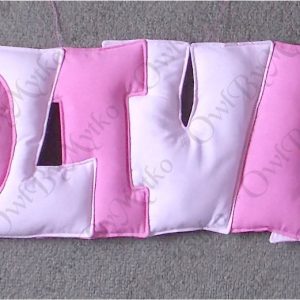 A-Z Soft-Filled Fabric Letter Sewing Pattern – PDF Template