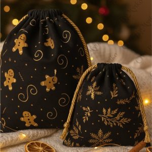 Drawstring Bag Sewing Tutorial PDF: Easy French Seams for Beginners (Instant Download)
