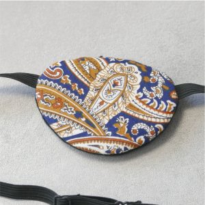 3D Adjustable Cotton Eye Patch Paisley Design | Amblyopia & Astigmatism Eye Cover