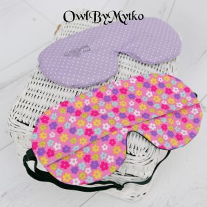 Candy Weighted Eyepatch – Washable Cover, Adjustable Sleep Mask, Aromatherapy with Lavender & Flaxseed