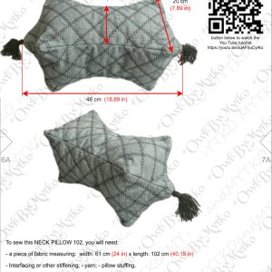 Cozy Neck Pillow DIY – PDF Pattern & Video