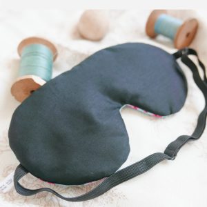 Magnolia Cotton Sleep Mask by OwlByMytko – Padded, Adjustable & Light-Blocking