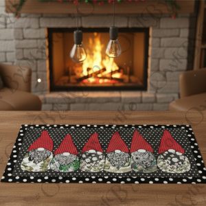 Table Runner Sewing PDF – 6 Gnomes | Step-by-Step Instructions | A4 & US Letter Templates