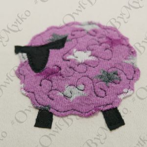 Free Sheep Applique PDF Pattern – Easy Upcycled Sock Sewing Project for Beginners