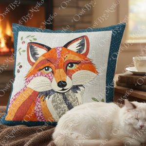 Fox patchwork pattern, Fox quilt pattern, animal quilt, animal patchwork, fox pattern, Fox sewing pattern PDF Template (A4, US Letter)