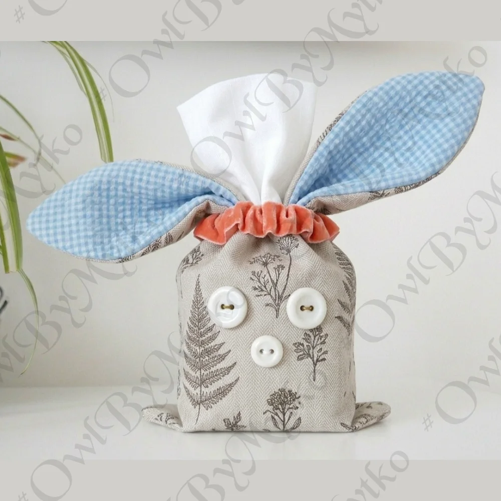 🐰 Toilet Paper Bunny Cover – Sewing Pattern PDF (Beginner Friendly, A4 & US Letter) - Image 5