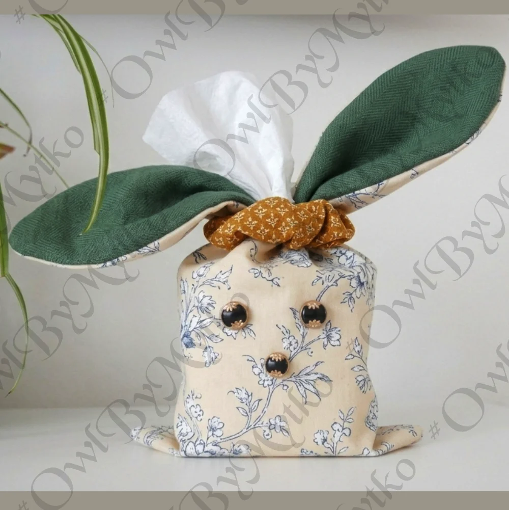 🐰 Toilet Paper Bunny Cover – Sewing Pattern PDF (Beginner Friendly, A4 & US Letter) - Image 2