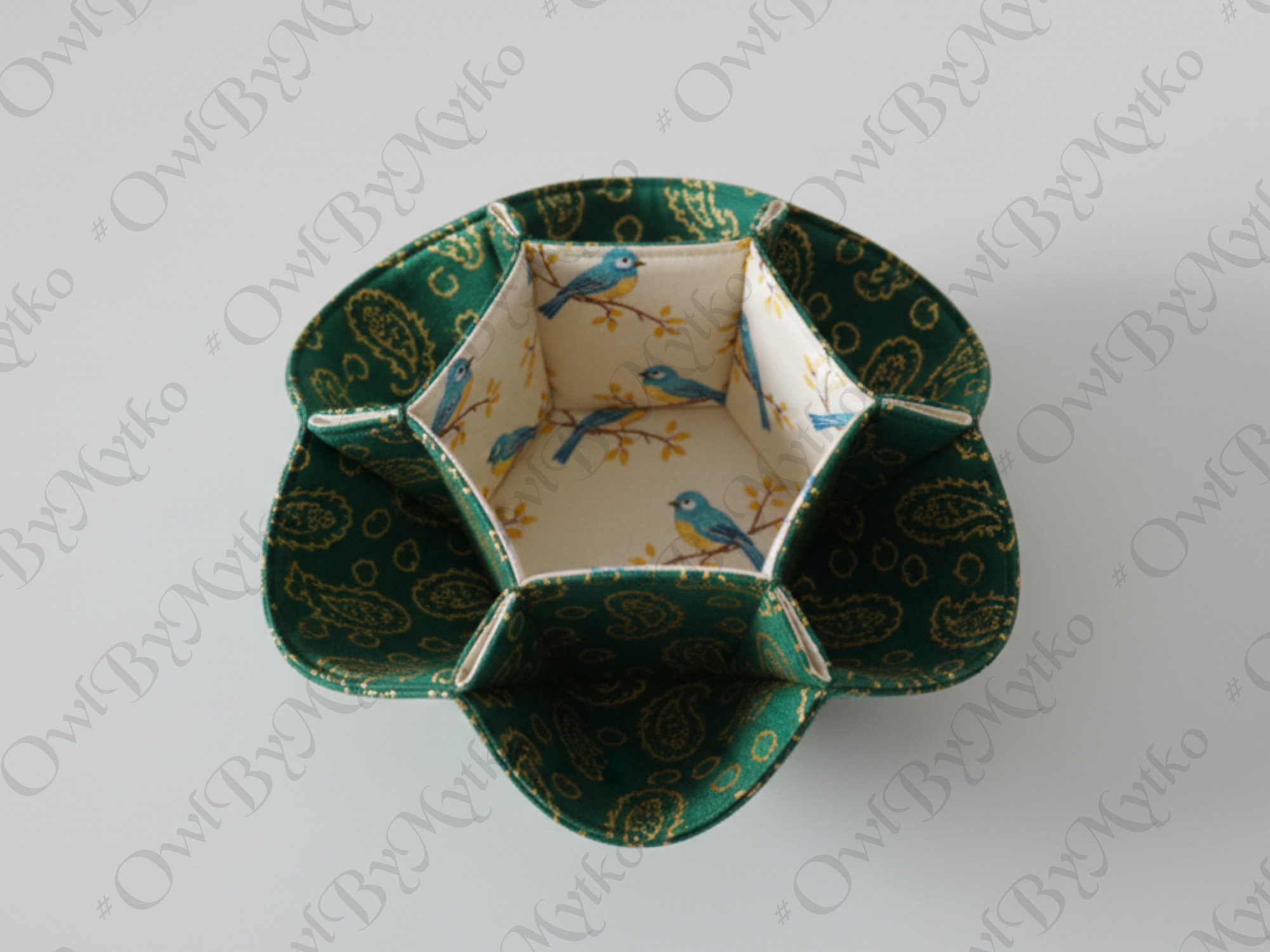 🌸 Flower-Inspired Fabric Organizer – Round Basket Sewing Pattern (Beginner PDF, A4 & US Letter) - Image 9