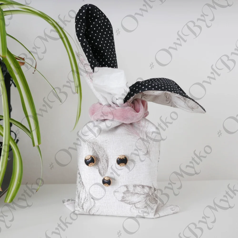 🐰 Toilet Paper Bunny Cover – Sewing Pattern PDF (Beginner Friendly, A4 & US Letter) - Image 6