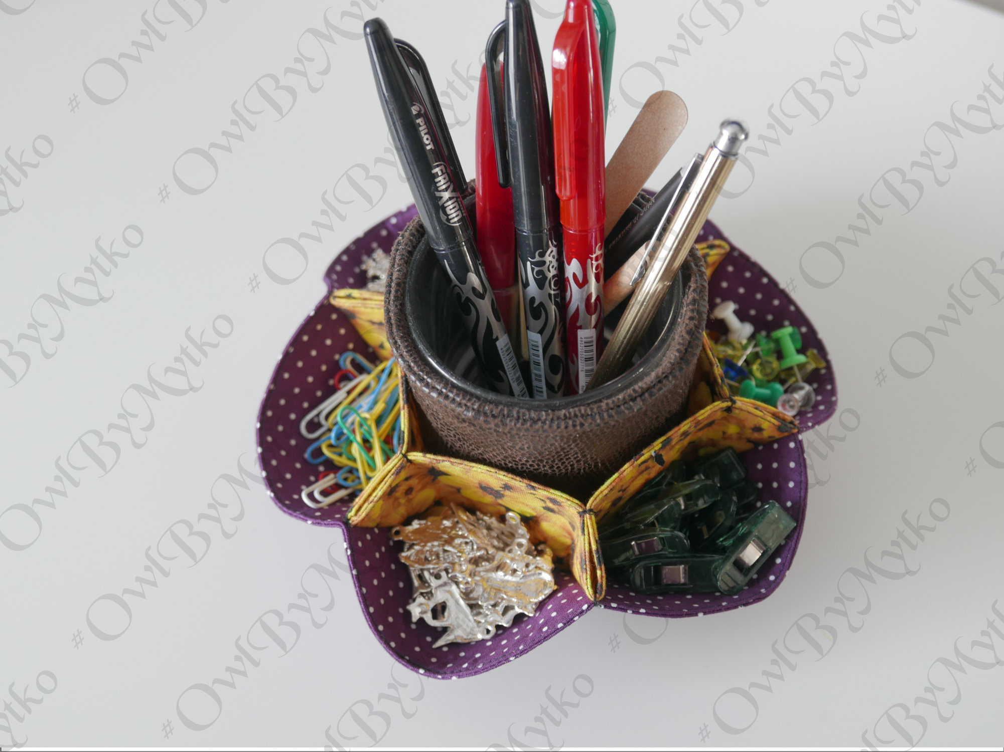 🌸 Flower-Inspired Fabric Organizer – Round Basket Sewing Pattern (Beginner PDF, A4 & US Letter) - Image 5