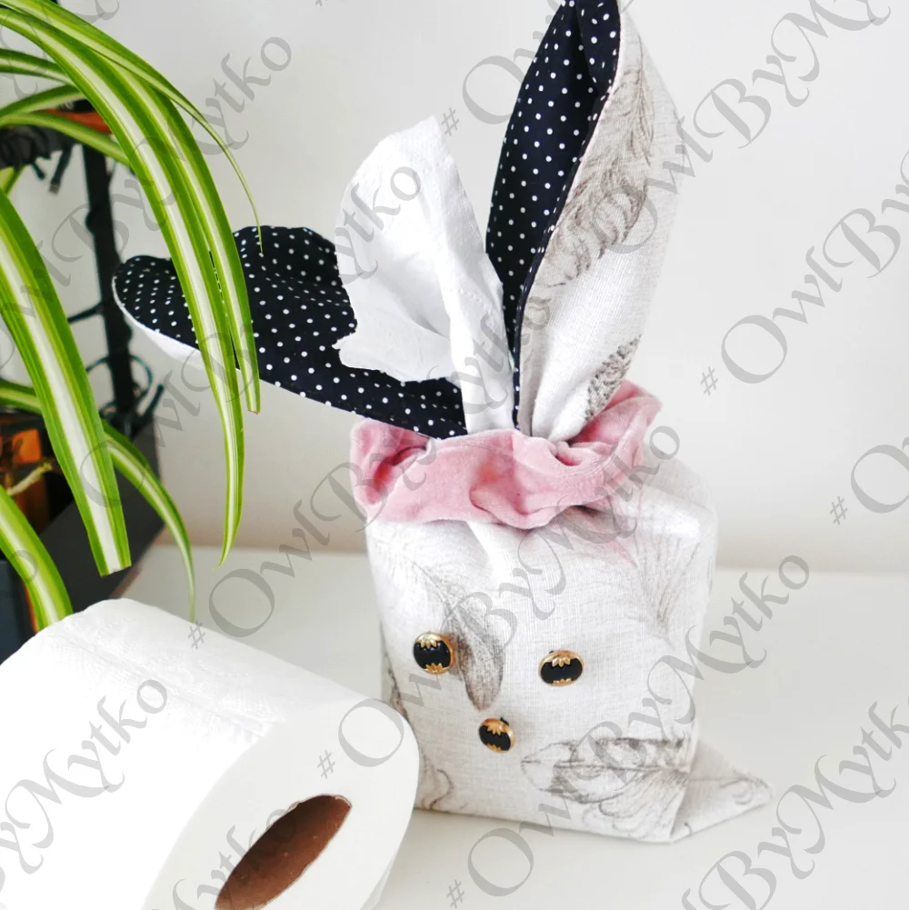 🐰 Toilet Paper Bunny Cover – Sewing Pattern PDF (Beginner Friendly, A4 & US Letter) - Image 4