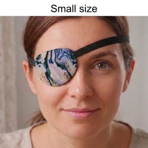 3D Adjustable Cotton Eye Patch Marble Design | Amblyopia & Astigmatism Eye Cover