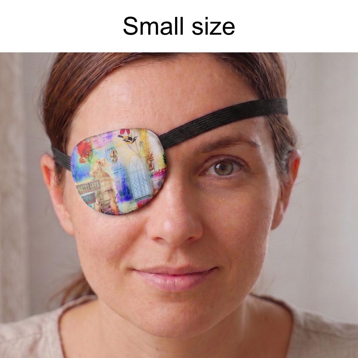 3D Adjustable Cotton Eye Patch Memories Design | Amblyopia & Astigmatism Eye Cover - Image 2