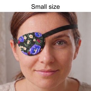 3D Adjustable Cotton Eye Patch Multicolour Flowers Design | Amblyopia & Astigmatism Eye Cover