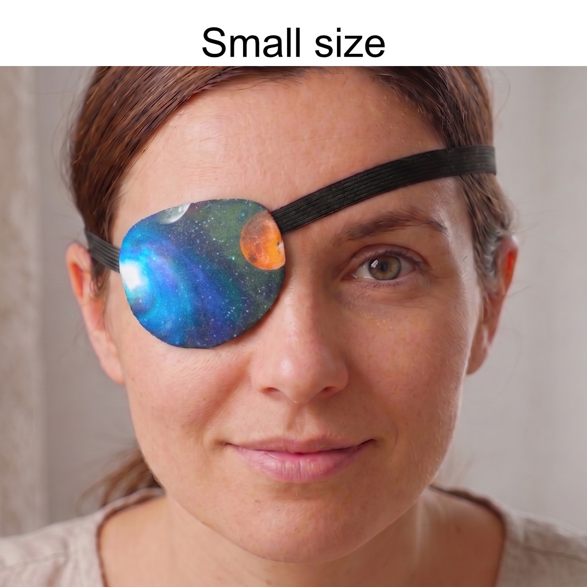 3D Adjustable Cotton Eye Patch Space Design | Amblyopia & Astigmatism Eye Cover - Image 2