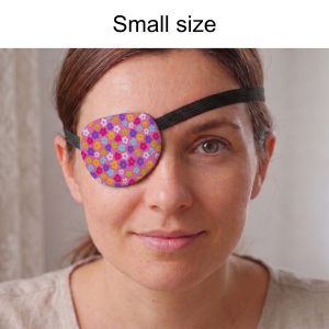 3D Adjustable Cotton Eye Patch Candy Flowers Design | Amblyopia & Astigmatism Eye Cover
