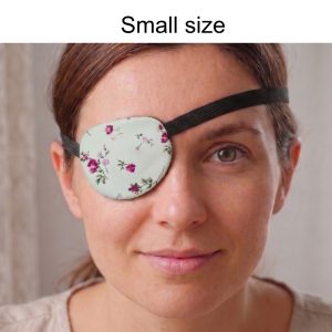 3D Adjustable Cotton Eye Patch | Roses Small Design | Amblyopia & Astigmatism Eye Cover