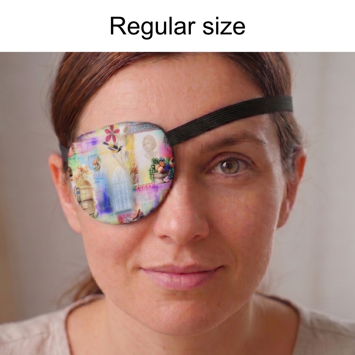 3D Adjustable Cotton Eye Patch Memories Design | Amblyopia & Astigmatism Eye Cover - Image 3