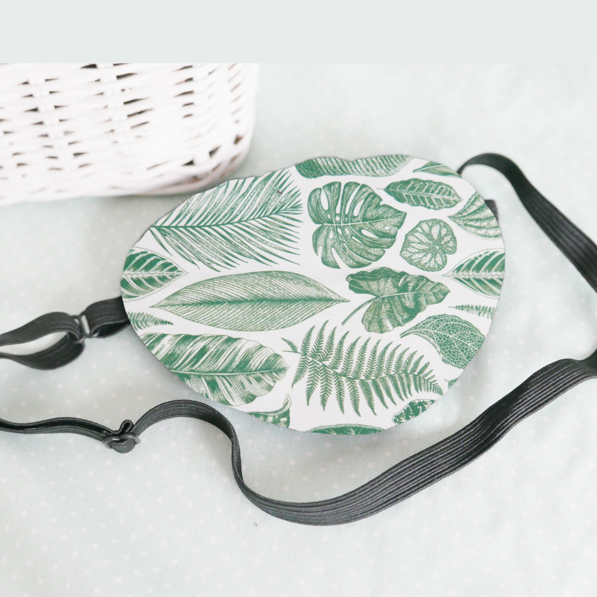 3D Adjustable Cotton Eye Patch Leaves Design | Amblyopia & Astigmatism Eye Cover - Image 5