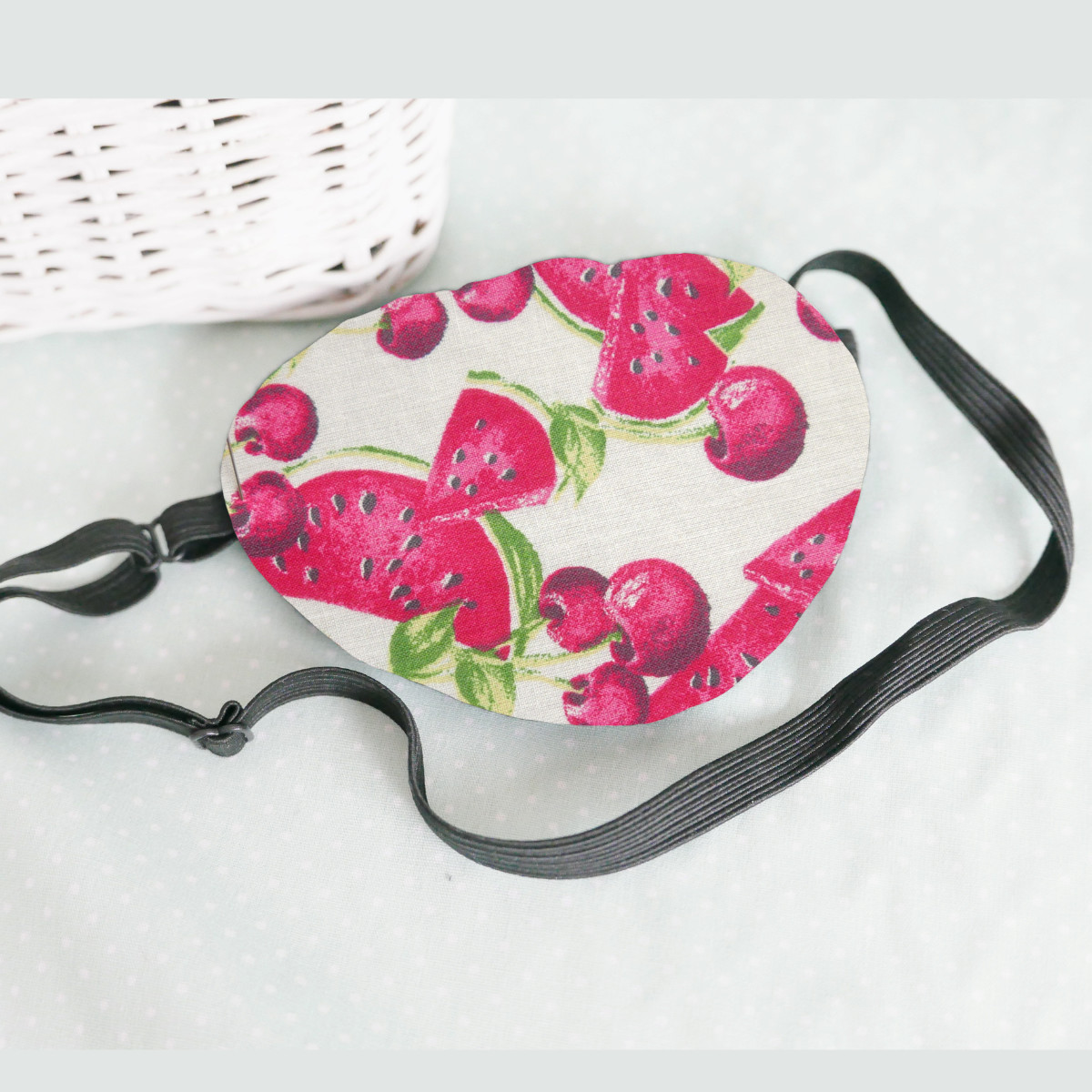 3D Adjustable Cotton Eye Patch Watermelon | Amblyopia & Astigmatism Eye Cover - Image 5