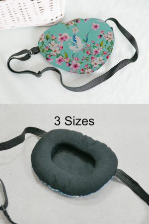 3D Adjustable Cotton Eye Patch Cranes Design | Amblyopia & Astigmatism Eye Cover