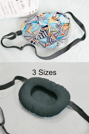 3D Adjustable Cotton Eye Patch Geometric Design | Amblyopia & Astigmatism Eye Cover