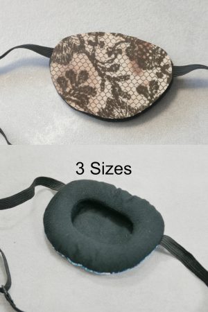 3D Adjustable Cotton Eye Patch Looks Like Lace Design | Amblyopia & Astigmatism Eye Cover