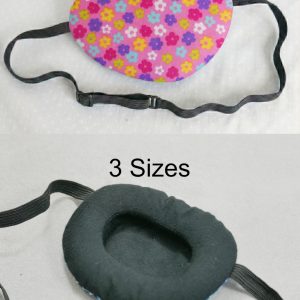 3D Adjustable Cotton Eye Patch Candy Flowers Design | Amblyopia & Astigmatism Eye Cover