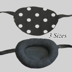3D Adjustable Cotton Eye Patch Big Dots Design | Amblyopia & Astigmatism Eye Cover