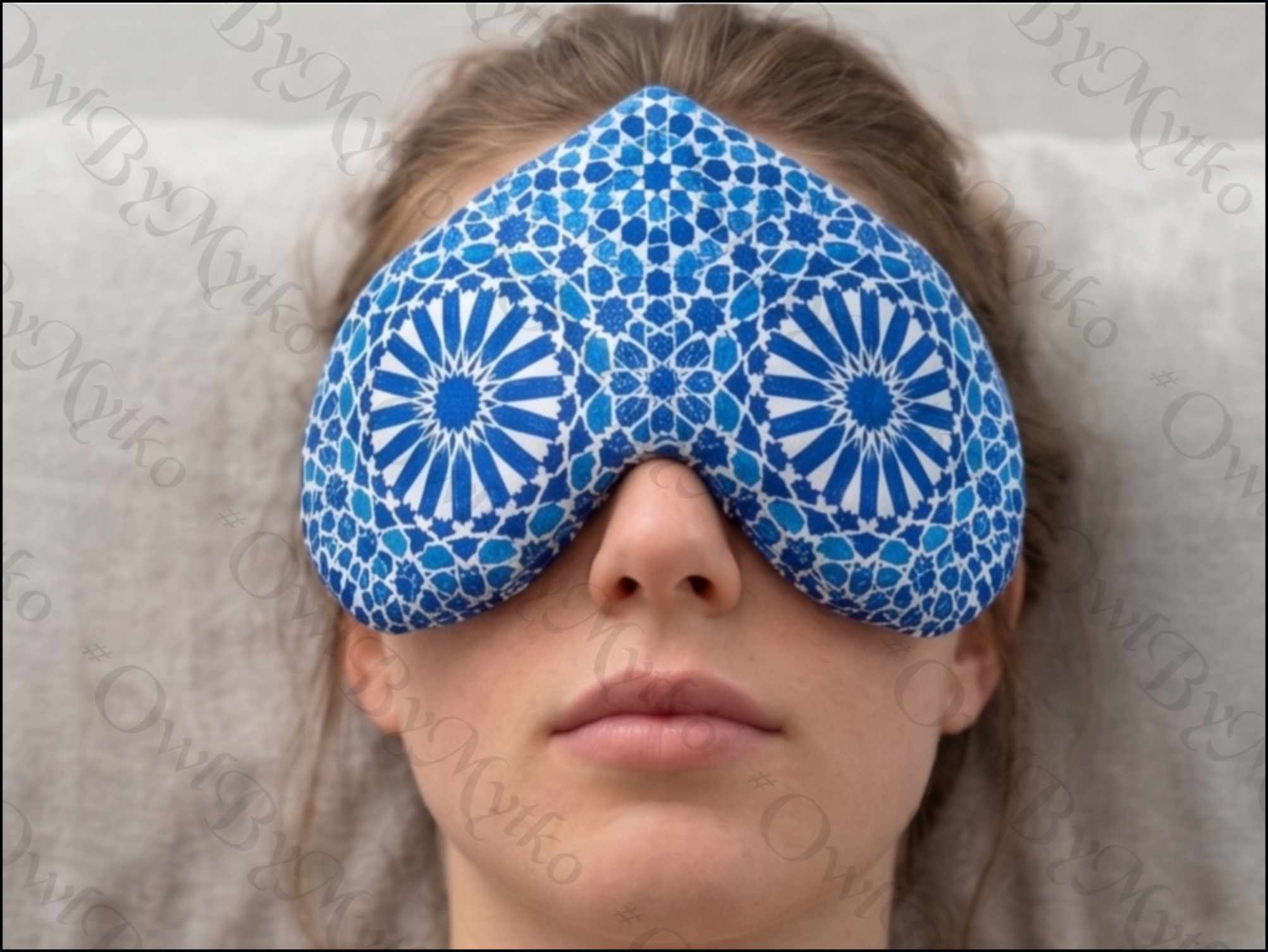 Heart Eye Pillow Sewing Pattern PDF | Washable Weighted Eye Mask | 2 Sizes Included - Image 8
