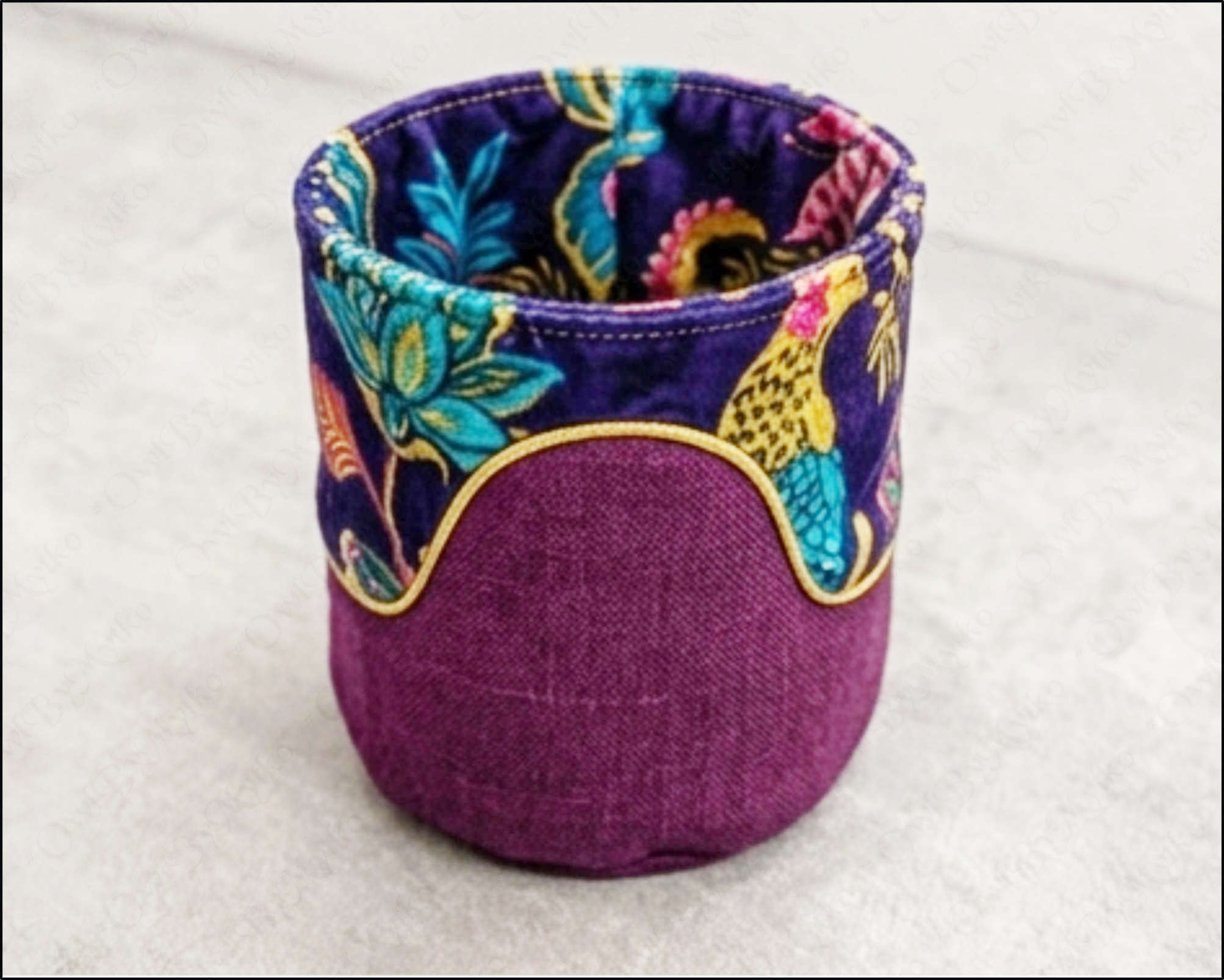 Round Fabric Box Sewing Pattern PDF | Fully Lined Storage Basket | Beginner Friendly - Image 3