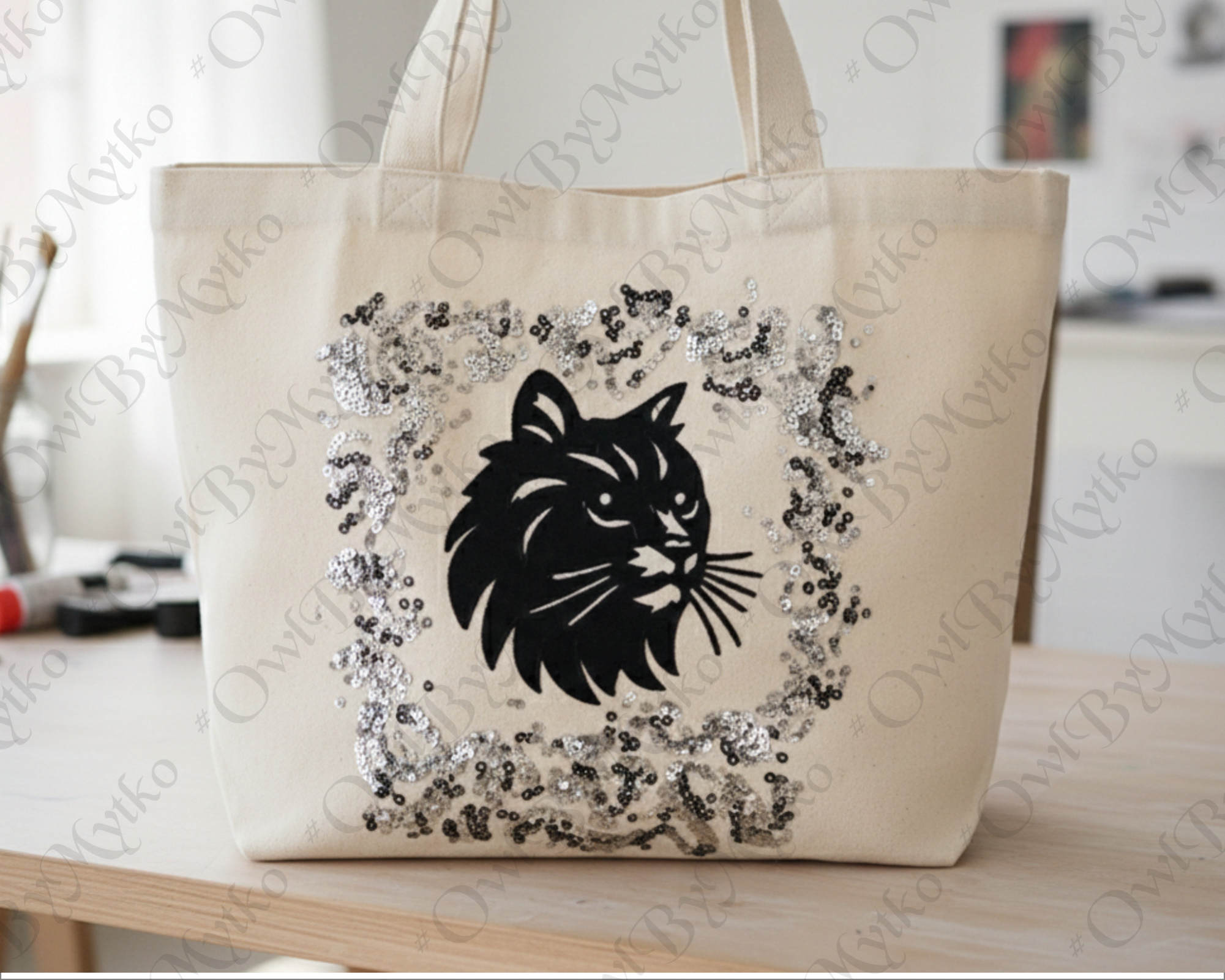 Cat Head Appliqué Sewing Pattern PDF | Beginner Friendly - Image 3