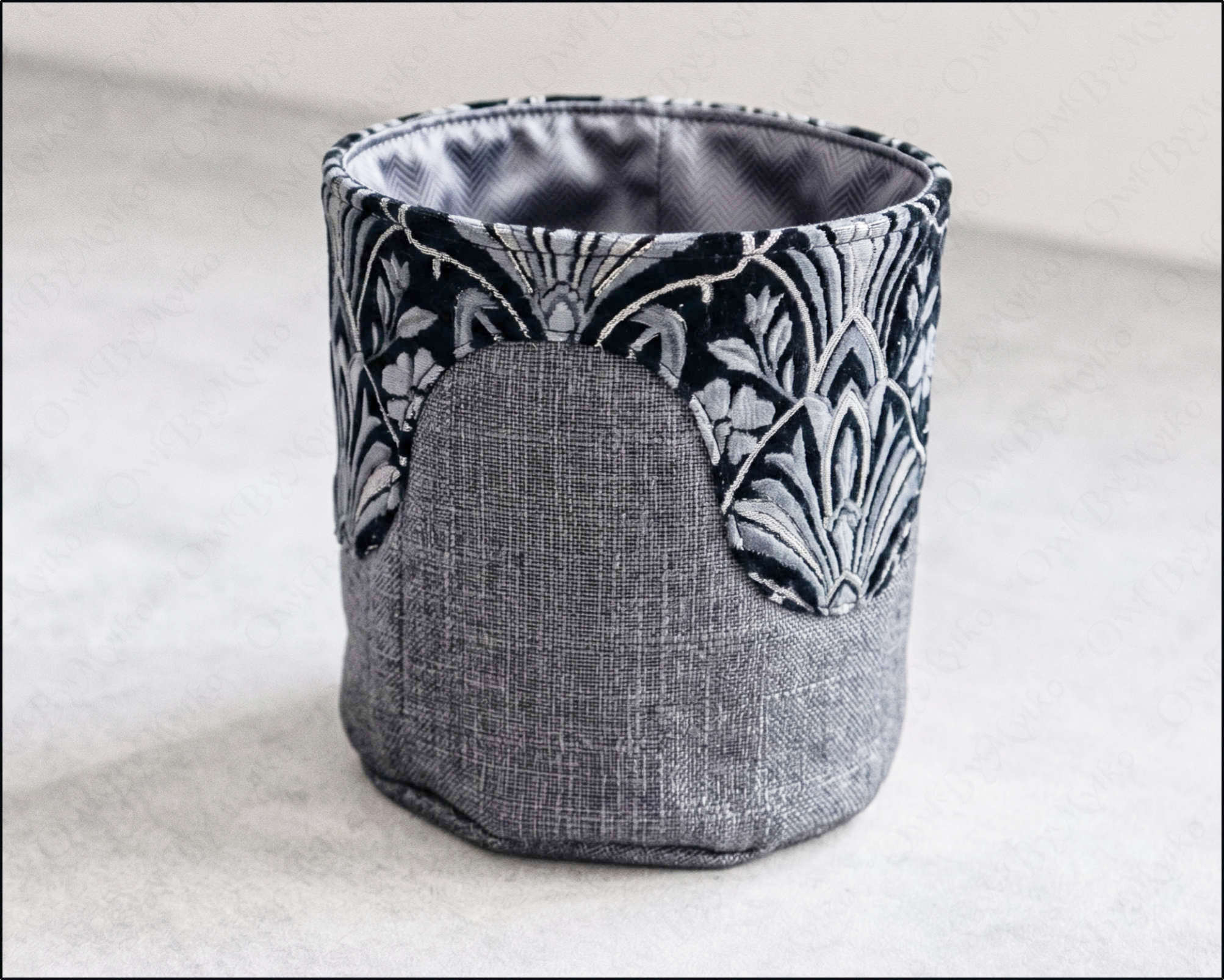Round Fabric Box Sewing Pattern PDF | Fully Lined Storage Basket | Beginner Friendly - Image 2