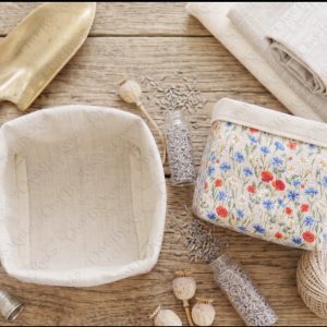 Fabric Storage Box Sewing Pattern PDF | Hidden Seams | No Lining