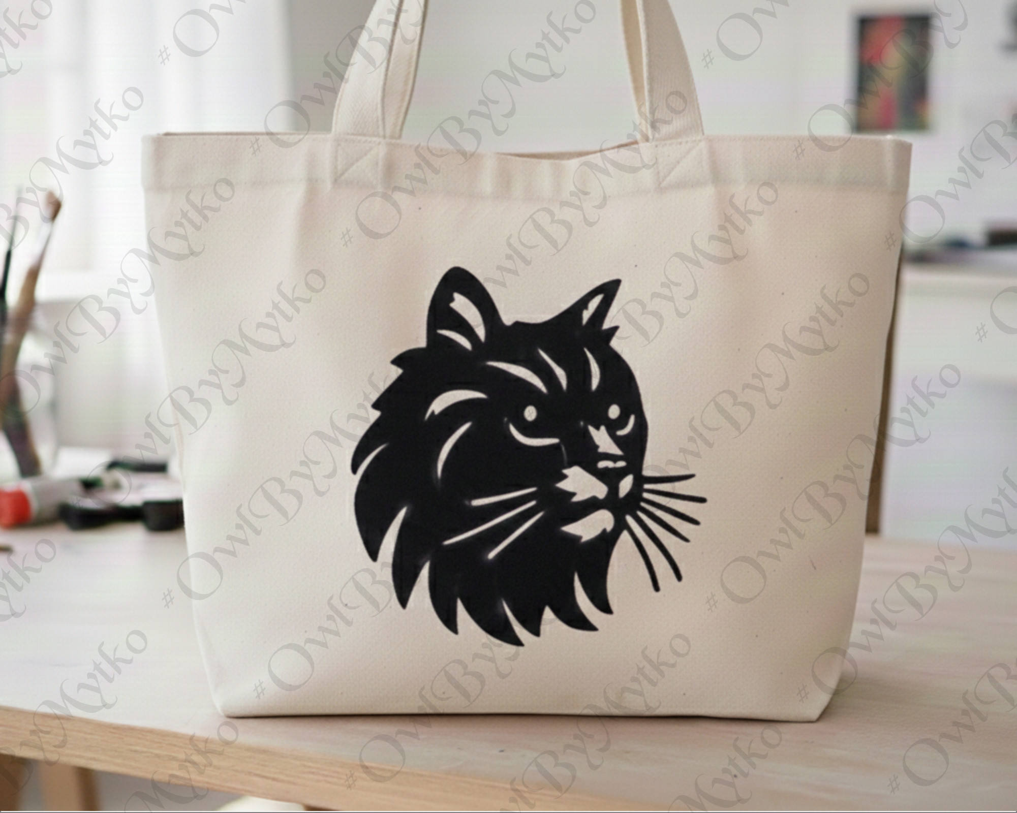 Cat Head Appliqué Sewing Pattern PDF | Beginner Friendly - Image 4