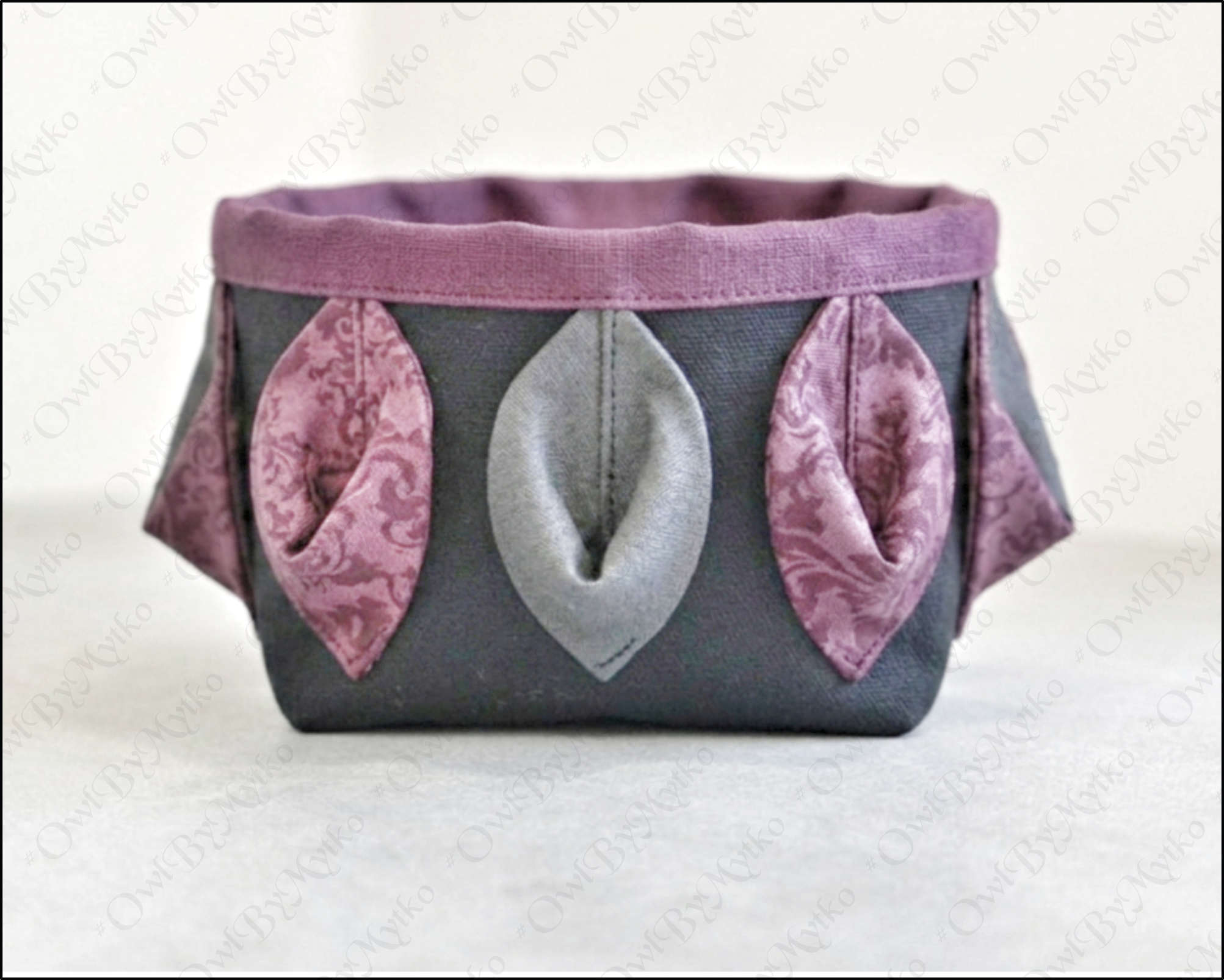 Fabric Storage Box Sewing Pattern PDF | Folded Flower Design | Hidden Seams - Image 5