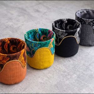 Round Fabric Box Sewing Pattern PDF | Fully Lined Storage Basket | Beginner Friendly