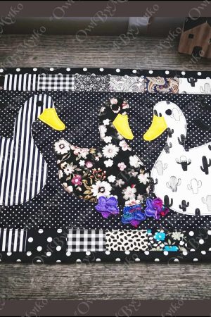 Ducks Appliqué Table Runner Sewing Pattern PDF | Beginner Friendly