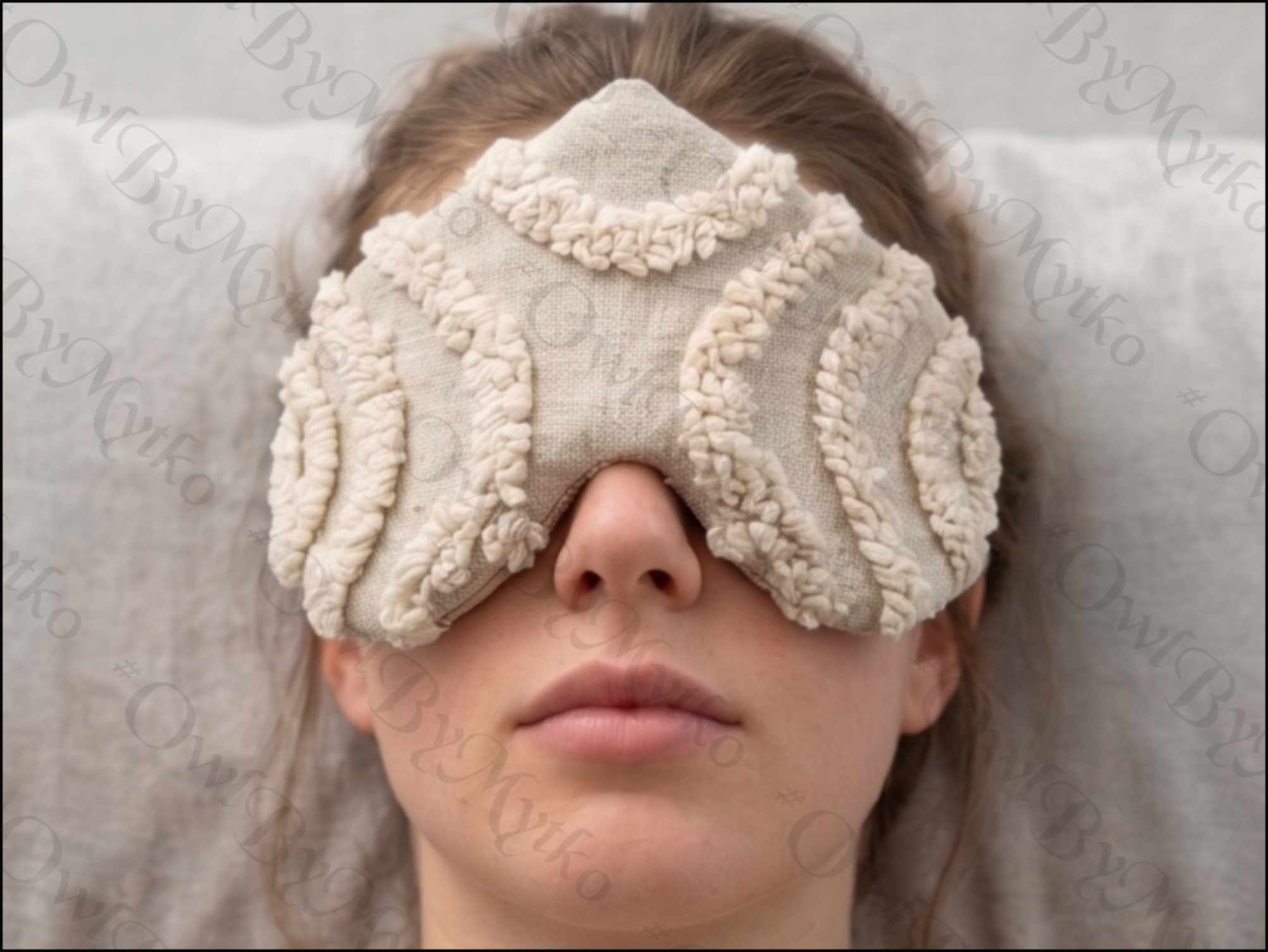 Heart Eye Pillow Sewing Pattern PDF | Washable Weighted Eye Mask | 2 Sizes Included - Image 7