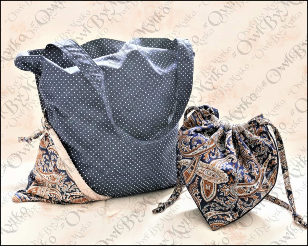 Shopper Bag Sewing Pattern PDF | Beginner DIY Tote Bag | Printable Template
