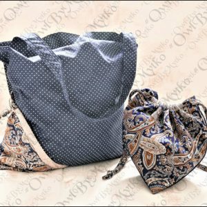 Shopper Bag Sewing Pattern PDF | Beginner DIY Tote Bag | Printable Template