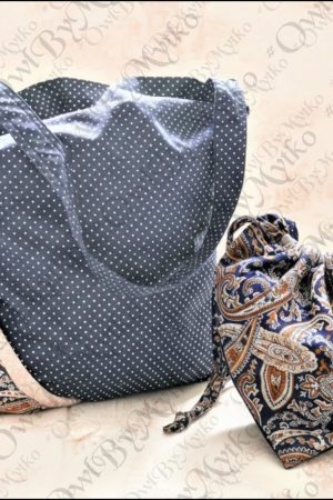 Shopper Bag Sewing Pattern PDF | Beginner DIY Tote Bag | Printable Template
