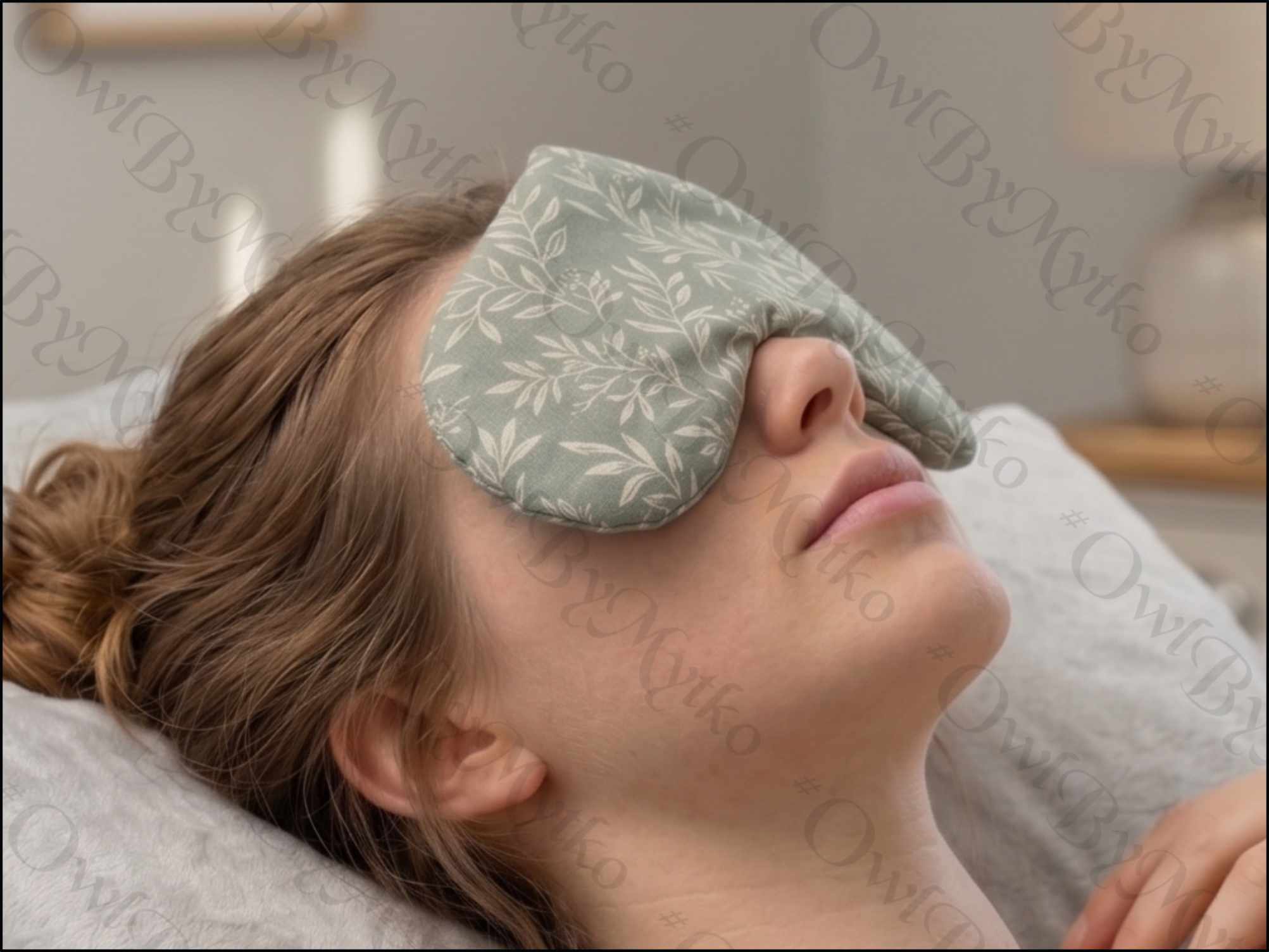 Heart Eye Pillow Sewing Pattern PDF | Washable Weighted Eye Mask | 2 Sizes Included - Image 6