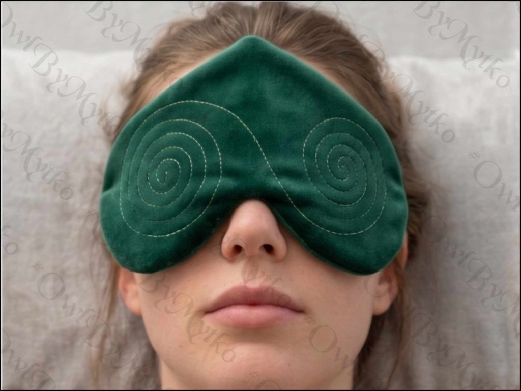 Heart Eye Pillow Sewing Pattern PDF | Washable Weighted Eye Mask | 2 Sizes Included