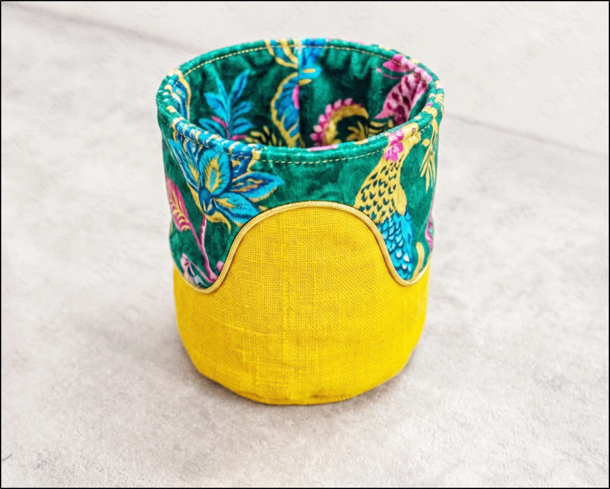 Round Fabric Box Sewing Pattern PDF | Fully Lined Storage Basket | Beginner Friendly - Image 8